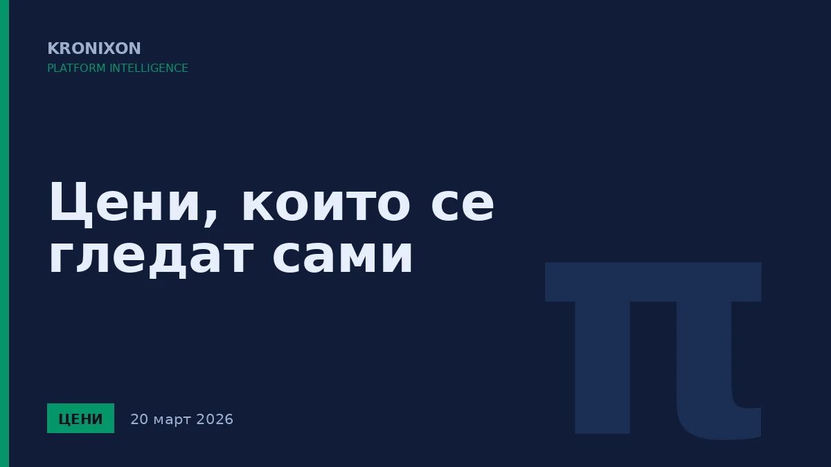 Цени, които се гледат сами